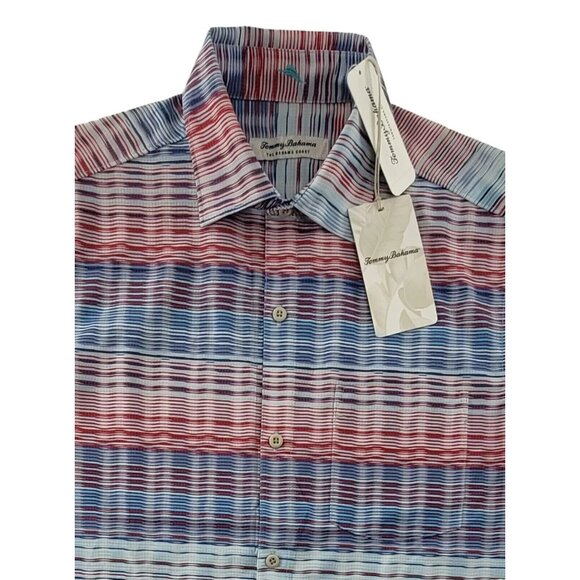 Tommy Bahama Men's Size Medium Captain Bahama Coast Jamboree IslandZone Shirt - Picture 4 of 6
